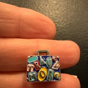 Travel More suitable Sterling Silver Charm